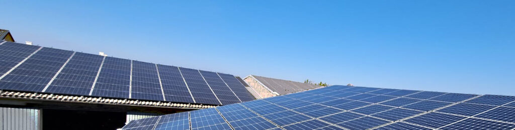 Photovoltaik-Module auf einem Dach